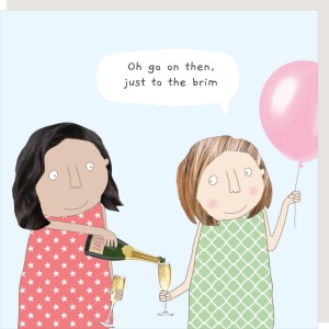 Greeting Card - Oh go on then